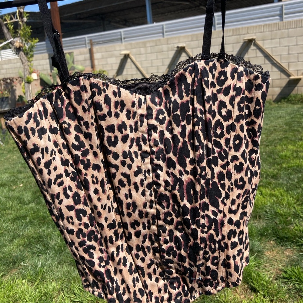 Cheetah Print Corset